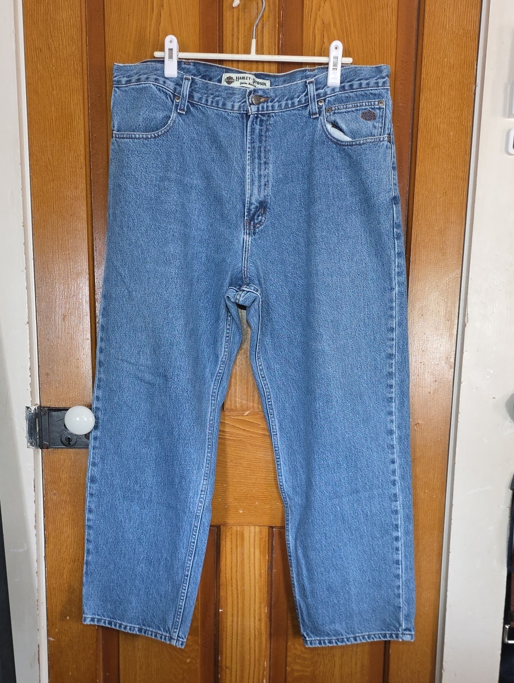Harley-Davidson Men's Classic Blue Straight-Leg Denim Jeans